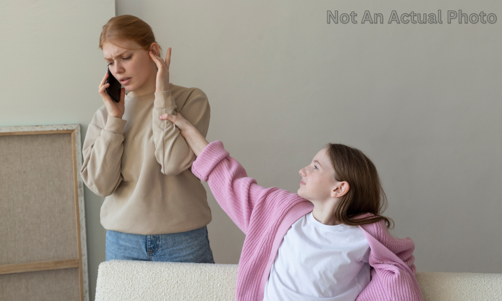 Woman Refusing to Babysit