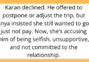 AITAH for Not Paying for My Girlfriend’s Portion of the Vacation After She Quit Her Job to Travel with Me?