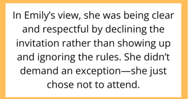 AITAH for Refusing to Attend My Sister’s Child-Free Wedding Because I Can’t Bring My Newborn?