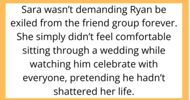 AITAH for Not Attending My Best Friend’s Wedding Because My Ex Was Invited?Weddings are supposed to be joyful celebrations of love, but what happens when old wounds make attending feel impossible? Today’s AITAH scenario comes straight from the heart—and it’s sparking heated debates online.  Let’s dive into this story of loyalty, heartbreak, and the delicate balance between self-respect and friendship.  The Situation: An Invitation That Changed Everything A 28-year-old woman—let’s call her Sara—turned to r/AITAH to ask if she was wrong for declining her best friend’s wedding invitation.  Sara and her ex-boyfriend, Ryan, had a messy breakup two years ago. Ryan cheated on her with one of her coworkers, and the fallout was devastating. Her best friend, Mia, was there for her through all of it. Or so Sara thought.  When Mia sent out her wedding invitations, Sara was shocked to see that Ryan was not only invited—he was in the wedding party as a groomsman.  Sara called Mia to express how uncomfortable this made her. She asked if Mia would consider uninviting Ryan or at least minimizing contact. Mia refused, saying that Ryan was her fiancé’s oldest friend and that she couldn’t exclude him.  Feeling betrayed, Sara declined the invitation. Now, Mia is furious, accusing her of making the wedding “all about herself.”  Sara asked Reddit: AITAH for skipping the wedding because my ex would be there?  The Case for Sara: Protecting Her Peace Let’s be honest: not everyone is ready to smile and pretend nothing happened when an ex who caused deep pain shows up.  Sara wasn’t demanding Ryan be exiled from the friend group forever. She simply didn’t feel comfortable sitting through a wedding while watching him celebrate with everyone, pretending he hadn’t shattered her life.  From Sara’s perspective, declining the invite wasn’t about drama—it was about self-care. Why put herself in a situation guaranteed to feel humiliating and triggering?  Reddit users largely empathized with her. As one commenter put it: “You don’t owe anyone your presence if it costs your mental health.”  The Case for Mia: Keeping the Peace Mia’s side isn’t without merit. Ryan is her fiancé’s closest friend and part of their shared history.  Weddings are complicated events, often involving years-long friendships and delicate family politics. Mia likely felt she couldn’t exclude Ryan without causing a rift between her fiancé and his best man.  From her perspective, Sara’s decision looked like an ultimatum: choose me or choose him. And to Mia, that felt unfair.  Where Reddit Stands The r/AITAH community is never shy about weighing in, and the consensus was clear: Sara was not the villain.  The highest-voted comment summed it up: “You didn’t tell her not to invite him. You simply declined to attend. That’s your right.”  Others agreed that Mia could have at least given Sara a heads-up instead of blindsiding her with the invitation.  That said, a handful of commenters argued that life events sometimes force us to be in the same room as people we dislike. They felt Sara should have attended for Mia’s sake and simply kept her distance from Ryan.  The Bigger Picture: Navigating Friendship and Trauma When Self-Care Looks Like Selfishness This scenario highlights an uncomfortable truth: self-care can be perceived as selfishness, especially when others feel inconvenienced by your boundaries.  Sara didn’t demand Mia change her plans. She only opted out. But because weddings are once-in-a-lifetime events, her absence felt like a statement.  It raises a difficult question: Are we obligated to put aside our feelings for a friend’s big day? Or are there times when protecting ourselves must come first?  Should Friendships Survive Every Choice? Friendship isn’t about agreeing on everything—it’s about respecting each other’s limits.  Mia may feel hurt, but it doesn’t automatically make Sara the villain. In fact, Sara’s honest decision not to go was arguably better than attending resentfully or causing a scene.  Still, the fallout shows how fragile relationships can be when loyalties are tested.  What Could They Have Done Differently? For Sara: Considered attending just the ceremony and skipping the reception.  Had a face-to-face talk with Mia to share her feelings calmly.  Sent a thoughtful gift to show she still cares about the friendship.  For Mia: Given Sara advance notice that Ryan would be in the wedding party.  Validated Sara’s feelings instead of dismissing them.  Expressed appreciation for Sara’s honesty about not attending.  Final Thoughts: AITAH or Just Human? In the end, Sara chose her peace over an obligation. That doesn’t make her cruel—it makes her human.  You don’t have to sacrifice your emotional safety to prove loyalty. Sometimes, the healthiest thing you can do is step back.