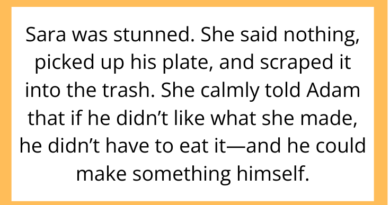 AITAH for Not Letting My Husband Eat the Dinner I Cooked After He Insulted It?