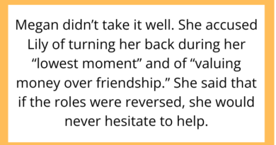 AITAH for Not Wanting to Help My Best Friend Financially After Her Divorce?