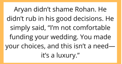 AITAH for Refusing to Pay for My Brother’s Destination Wedding After He Spent His Savings on a Car?