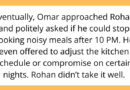 AITAH for Asking My Roommate to Stop Cooking After 10 PM Because I Wake Up Early?