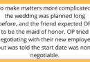 AITAH for Choosing My Career Over My Best Friend’s Wedding?