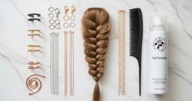 22 Cuffed Braid Techniques with Metallic Accents