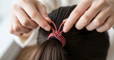 Ponytail 25 Rope-Wrapped Bases Preventing Slippage During Activities