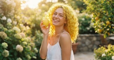 Style 26 Lemon Drop Curls Citrus-Scented for Summer Freshness