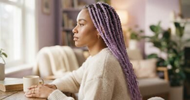 Twists 19 Lilac Lavender Streaks Soft Pastel for Dreamy