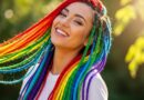 21 Gorgeous Yarn Braid Hairstyles Colorful Protective Long Short Artistic Fun