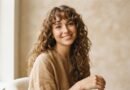 24 Curly Bangs That Soften Angular Features and Wide Foreheads
