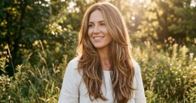27 Polished Long Haircut Layers Emphasizing Healthy Reflective Hair Shine